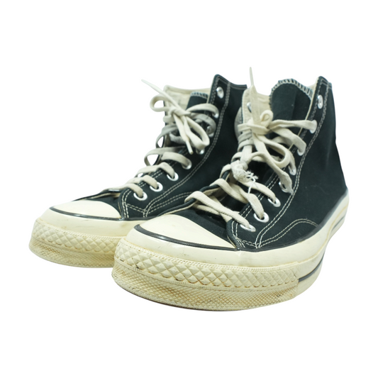 Black High-Top Athletic Shoes