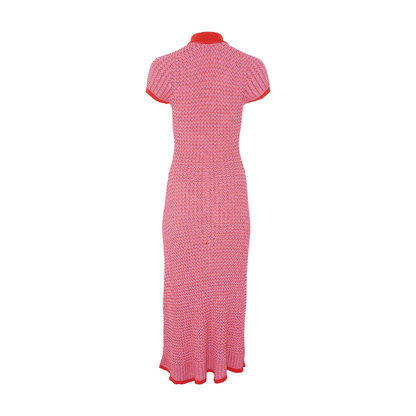 Red Striped Maxi Dress