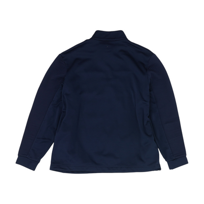 Navy Solid 1/4 Zip Pullover