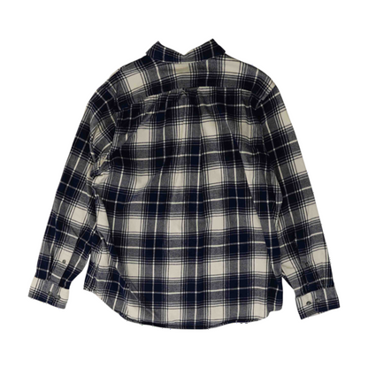 Blue Plaid Flannel Button Down