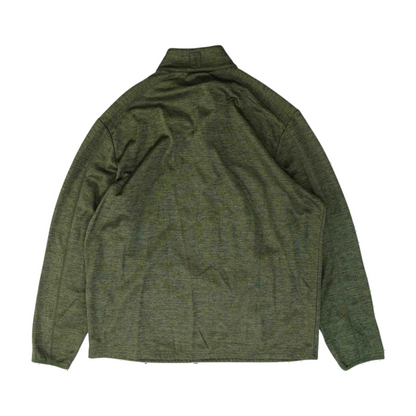 Green Solid 1/4 Zip Pullover