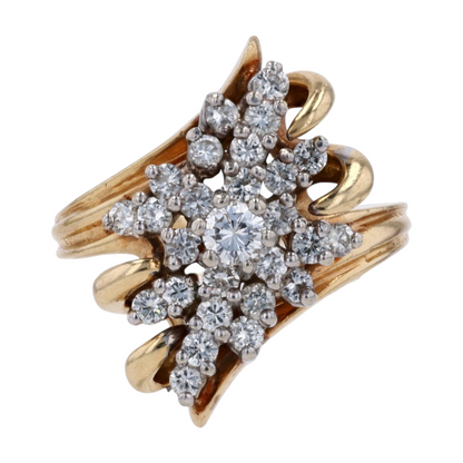 1/2 ctw 14K Two-Tone Gold Diamond Fashion Ring