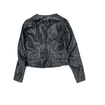 Black Faux Leather Jacket