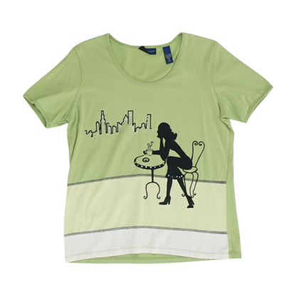 Vintage Green Graphic T-Shirt