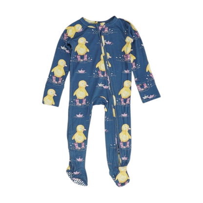 Blue Graphic One-Piece