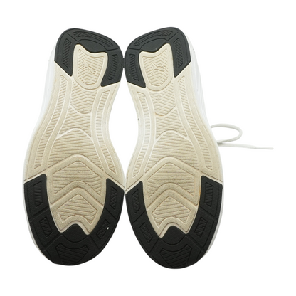 White Low-Top Athletic Shoes