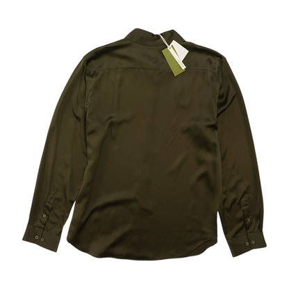 Green Button Down