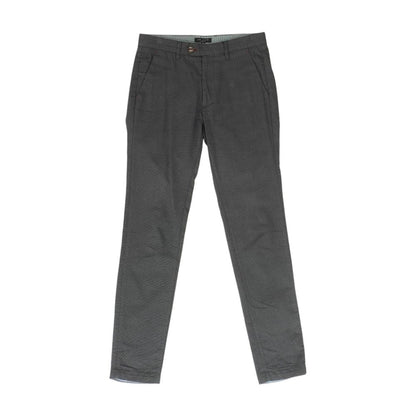 Gray Check Chino Pants