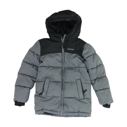 Gray Color Block Jacket