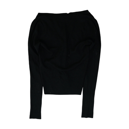 Black Cardigan Sweater