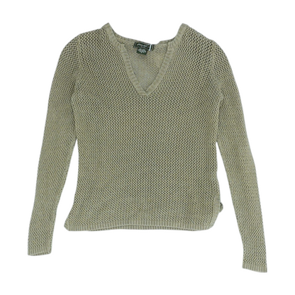 Green Petite Pullover Sweater