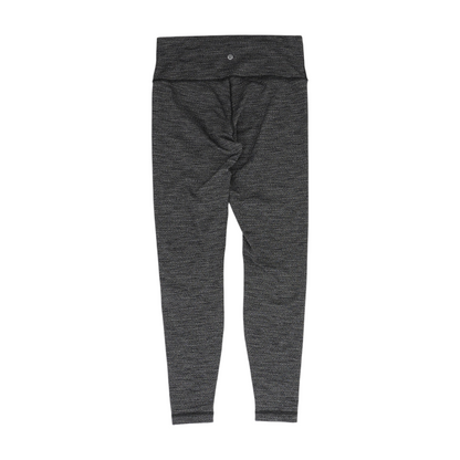 Gray Abstract Active Leggings