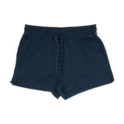 Black Solid Active Shorts