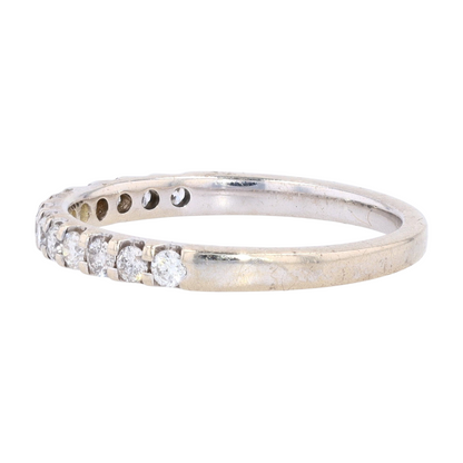 1/3 ctw 10K White Gold Diamond Band Ring