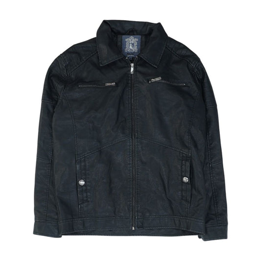 Black Faux Leather Jacket