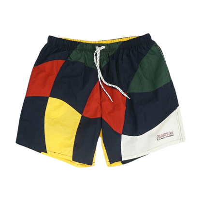 Vintage Multi Color Block Swim Bottom