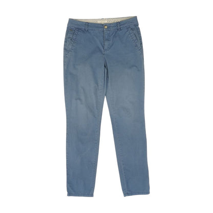 Blue Solid Chino Pants