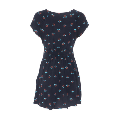 Black Floral Mini Dress