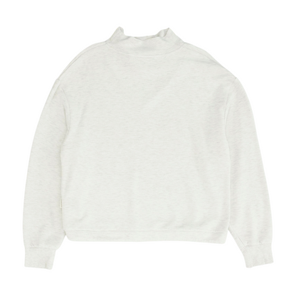 Gray Solid Sweatshirt Pullover