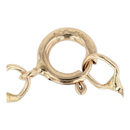 1/5 ctw 14K Yellow Gold Diamond Pendant Necklace
