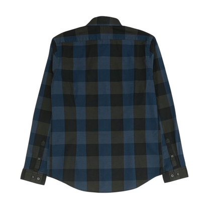 Multi Check Long Sleeve Button Down