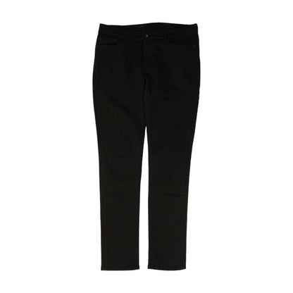 Black Mid Rise Skinny Leg Jeans