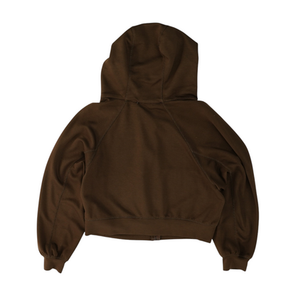 Brown Solid Active Jacket