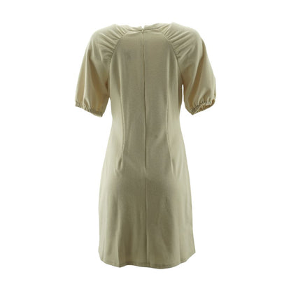 Beige Mini Dress