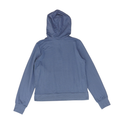 Blue Solid 1/4 Zip Pullover