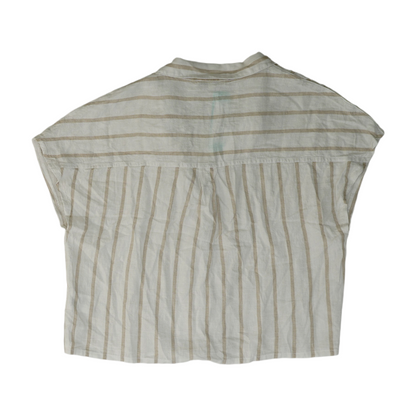 White Striped Blouse