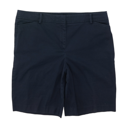 Navy Solid Chino Shorts