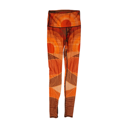 Orange Active Leggings