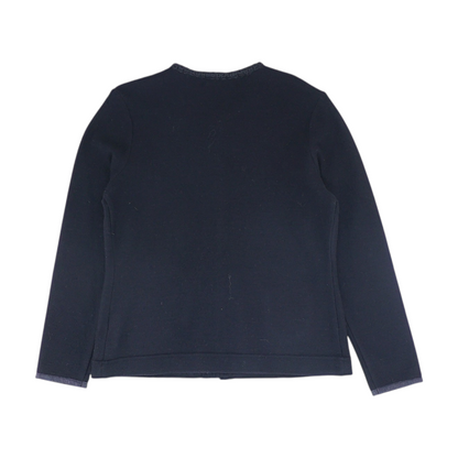 Black Cardigan Sweater