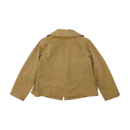 Tan Solid Blazer