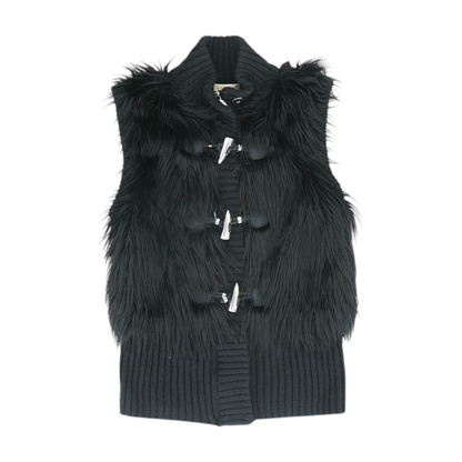 Black Solid Vest