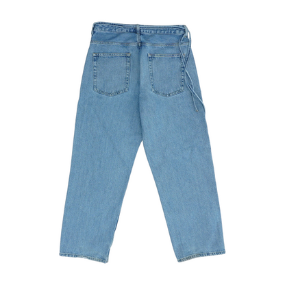 Blue Wide Leg Jeans