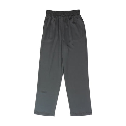 Black Solid Pants