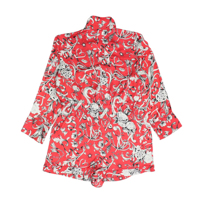 Red Floral Nightgown