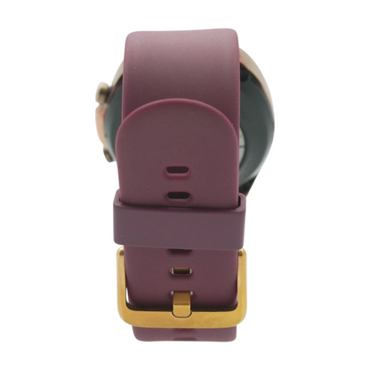 41mm Galaxy Watch3 Rose Gold Smartwatch Plum Band Small