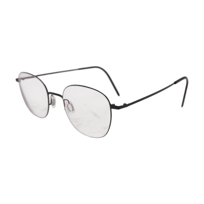 Black Deyn Round Prescription Eyewear