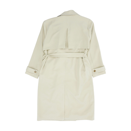 Beige Solid Coat