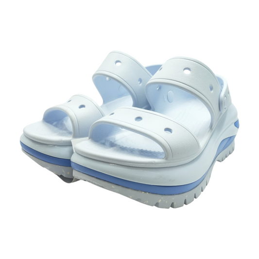 Blue Wedged Sandals