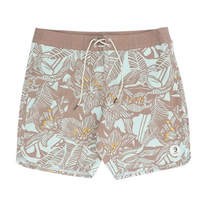 Brown Floral Swim Bottom