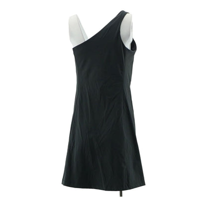 Black Solid Mini Dress