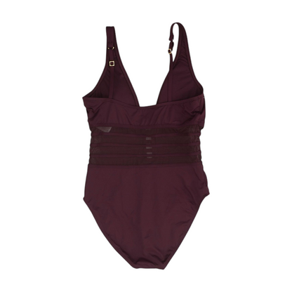Burgundy One-Piece