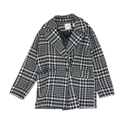 Black Houndstooth Coat
