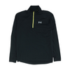 Black Solid 1/4 Zip Pullover