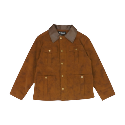 Brown Solid Jacket