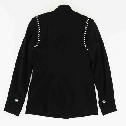 Black Solid Blazer
