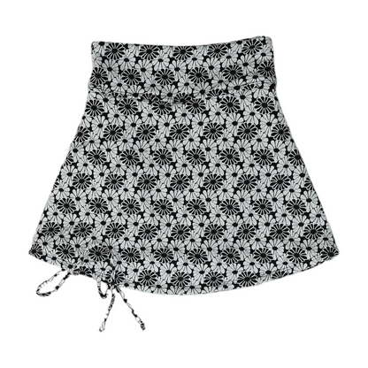 Black Floral Swim Bottom